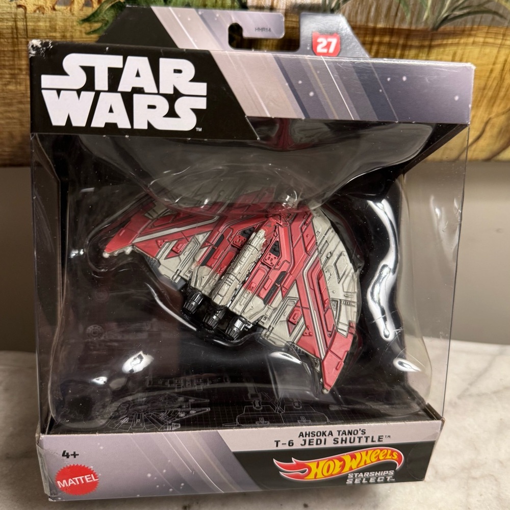 New Hot Wheels Star Wars, Starships Select, Ahsoka Tano’s T-6 Jedi Shuttle #27